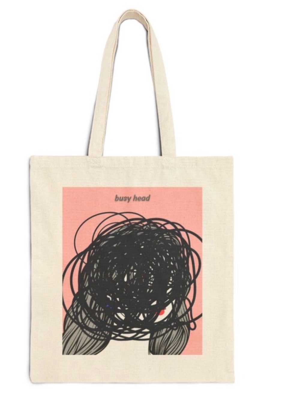 Busy Head Noah Kahan Inspired Graphic Tote